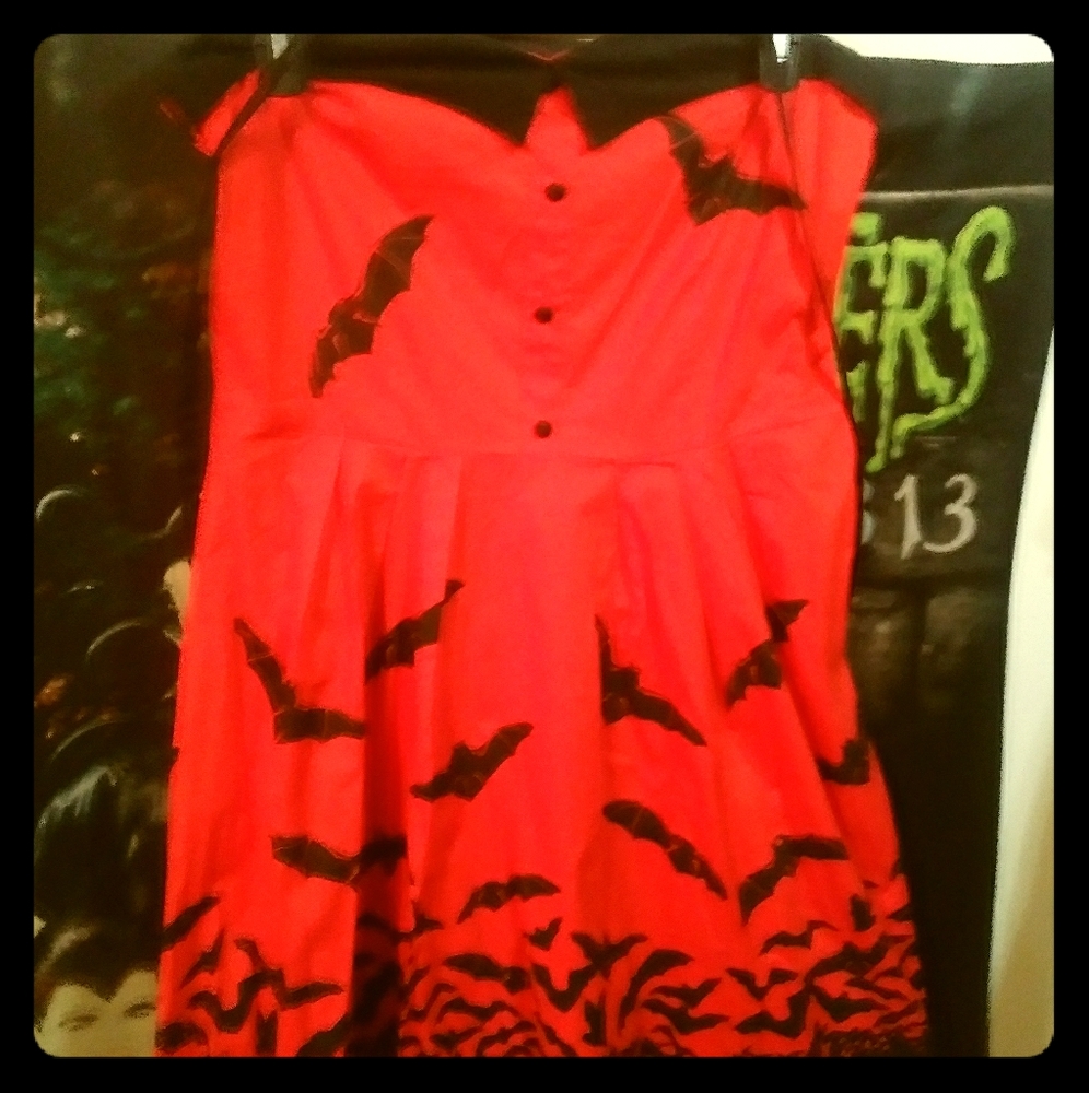 Sourpuss Bat Attack Dress